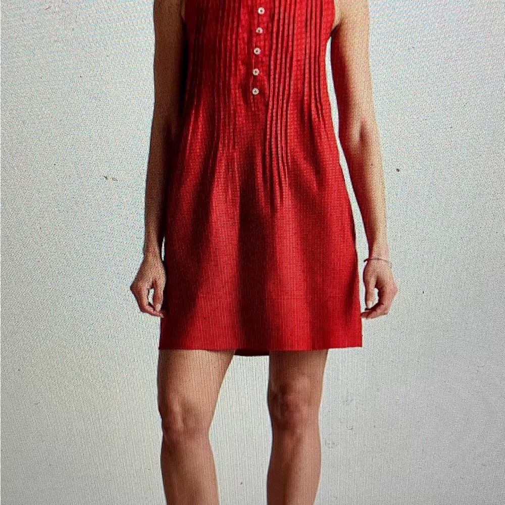 Quince Linen Sleeveless Swing Dress - Picture 2 of 11